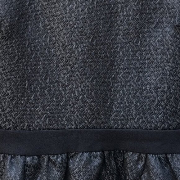 Chelsea Black Dress Formal Shimmer Textured A-Line Sleeveless Size S - Picture 5 of 6